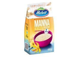 Kasza manna błyskawiczna waniliowa 400g Kasza manna błyskawiczna waniliowa 400g