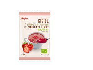 Kisiel bezglutenowy o smaku truskawkowym BIO 30g Kisiel bezglutenowy o smaku truskawkowym BIO 30g
