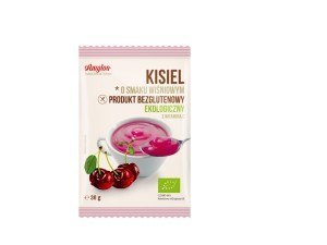 Kisiel bezglutenowy o smaku wiśniowym BIO 30g Kisiel bezglutenowy o smaku wiśniowym BIO 30g