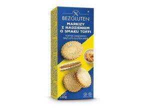 Markizy z nadzieniem toffi bezglutenowe 160g