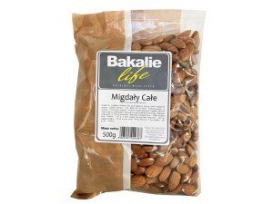 Migdały całe naturalne 500g