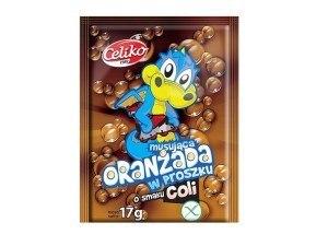 Oranżada musująca w proszku o smaku coli, bezglutenowa 17g Oranżada musująca w proszku o smaku coli, bezglutenowa 17g
