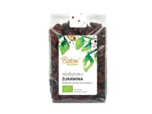 Żurawina słodzona ekologiczna 250g