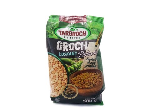 Groch łuskany połówki 500g Groch łuskany połówki 500g